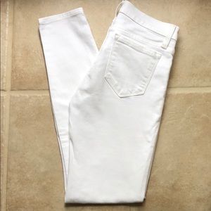 J.Crew White Toothpick Jeans